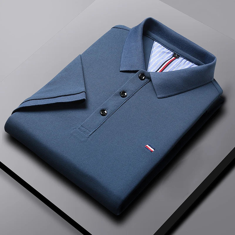 RBB Executive Men’s Breathable Embroidered Polo Shirt – Comfortable Casual & Business Top