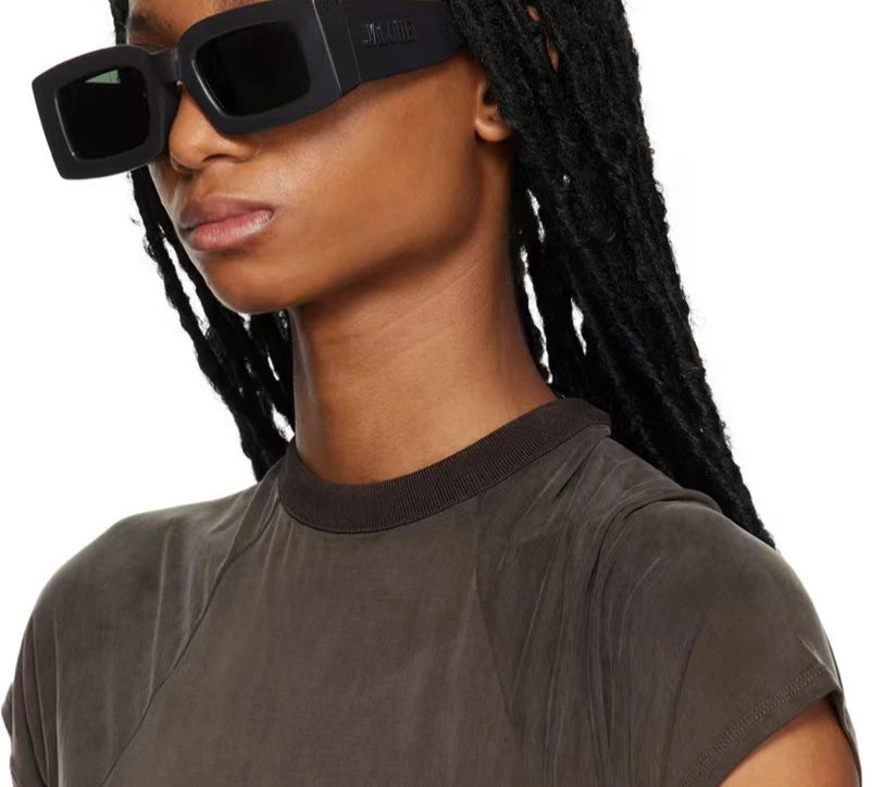 RBB Fashion Sunglasses – Premium Designer Square Eyewear with Large Logo for Men & Women