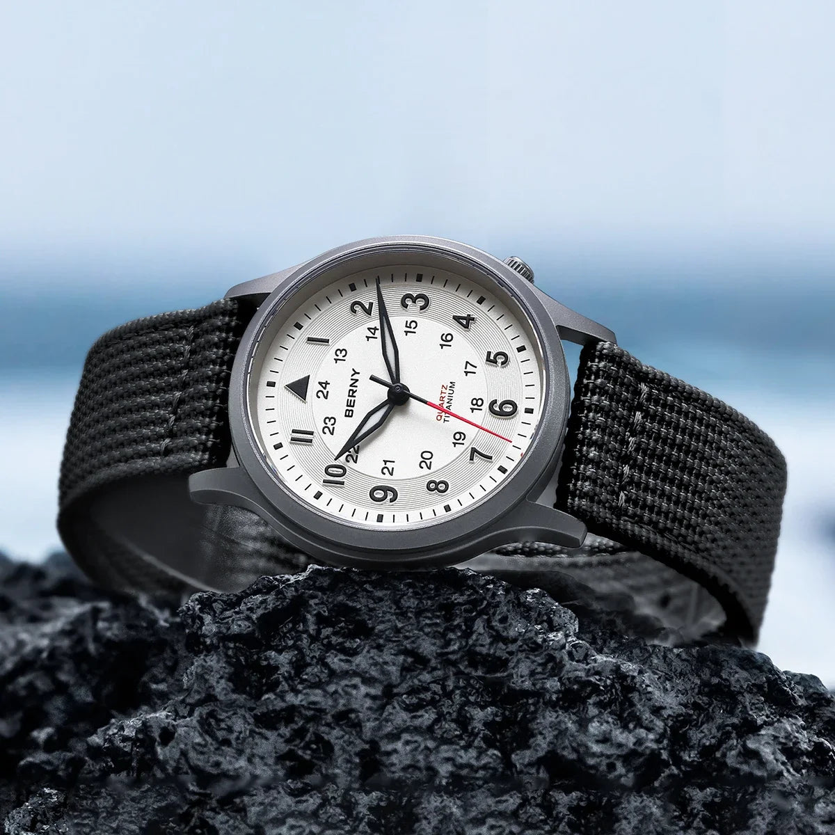 RBB Titanium Field Watch – Quartz, Sapphire, BGW9 Lume, 5ATM