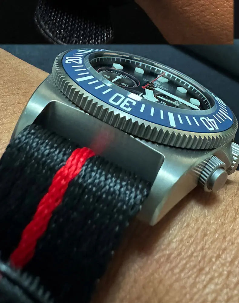 RBB FXD2 Titanium Solar Chronograph Dive Watch – VS75B, BGW9, 20ATM