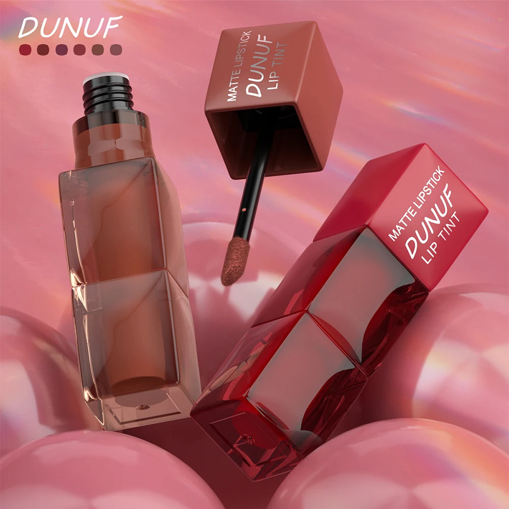 RBB 6-Color Matte Velvet Lip Gloss Set – Long-lasting, Non-Sticky, Colorful Lip Glaze