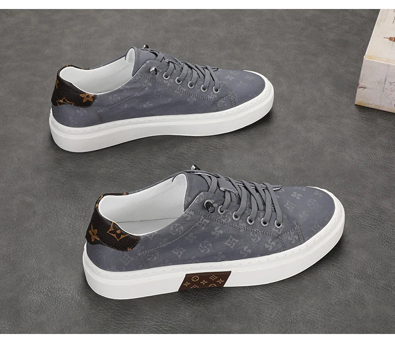 RBB Trendy Men's Canvas Shoes – Summer Lace-Up Breathable Casual Sneakers