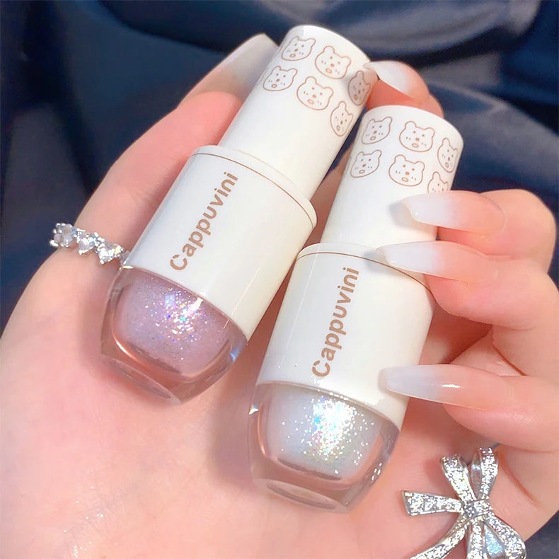 Cappuvini Star Dots Liquid Eyeshadow – Pearlescent, High Gloss, Easy-to-Apply Flashing Eye Makeup