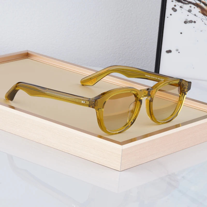 RBB Vintage Polarized Sunglasses – Unisex Lemtosh-Style Acetate Frame | Luxury Retro Eyewear