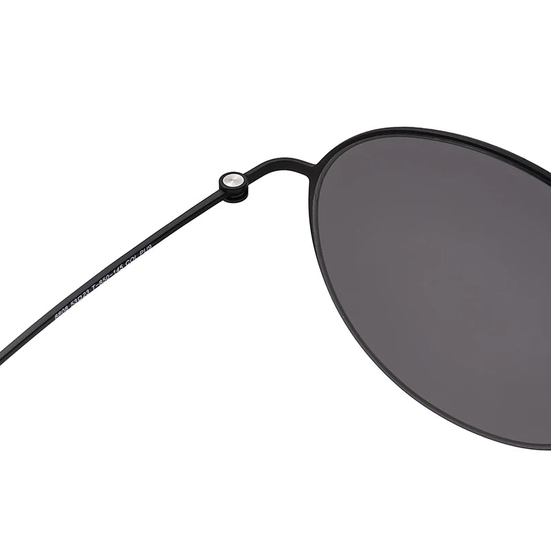 RBB 8808 Ultralight Titanium Round Sunglasses – Danish Design for Men & Women, 2025 Outdoor Driving UV400 Protection