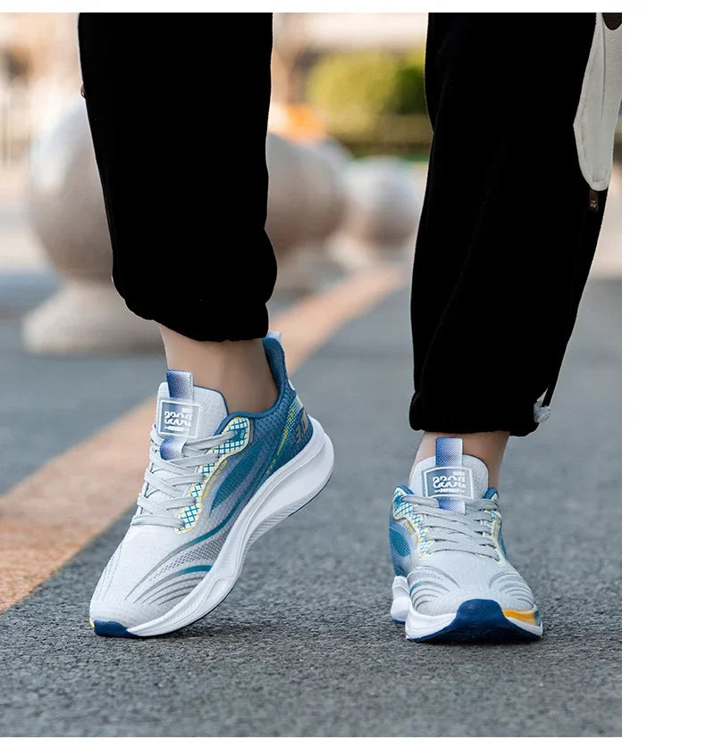 Men's Lightweight Running Shoes – Quick-Dry, Shock-Absorbing Marathon Sneakers (2025)