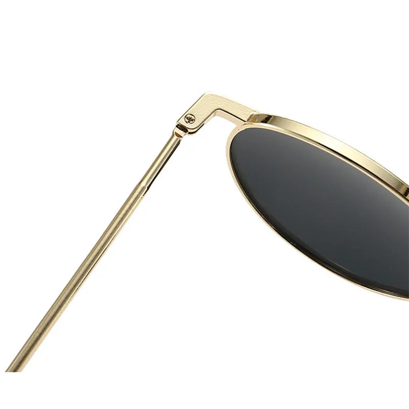 RBB Classic Round Polarized Sunglasses – UV400 Retro Glass Lens for Men & Women