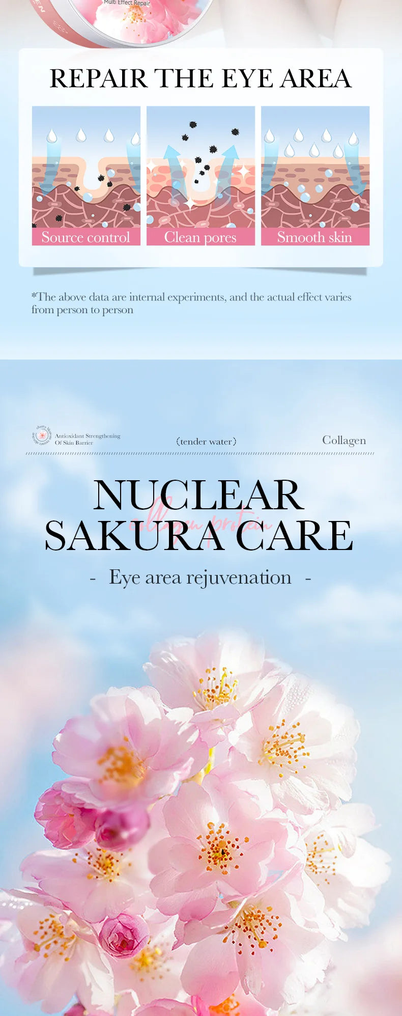 Collagen Eye Mask – 60pcs | Anti-Dark Circles, Eye Bag Removal & Firming Care