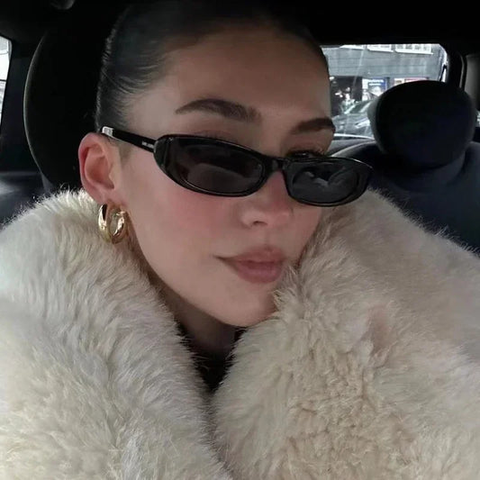 RBB Retro Oval Sunglasses for Women – 2024 Small Frame Street Style Fashion