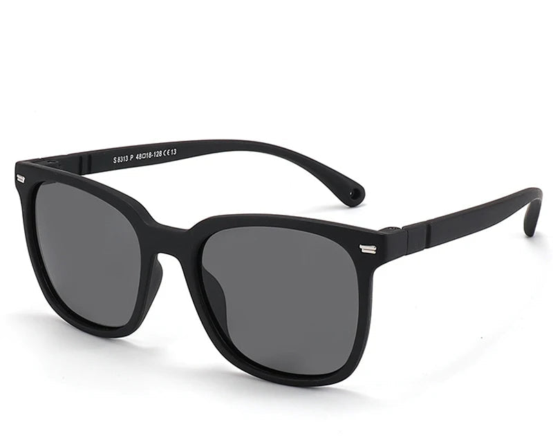 RBB Kids’ Flexible Polarized Sunglasses – UV400 TR90 Square Eyewear