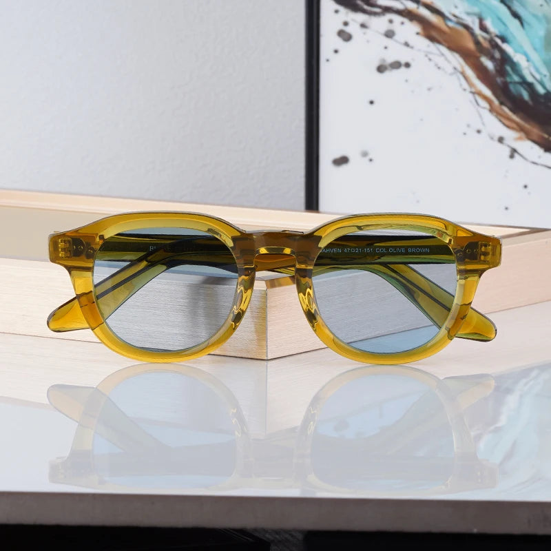 RBB Vintage Polarized Sunglasses – Unisex Lemtosh-Style Acetate Frame | Luxury Retro Eyewear