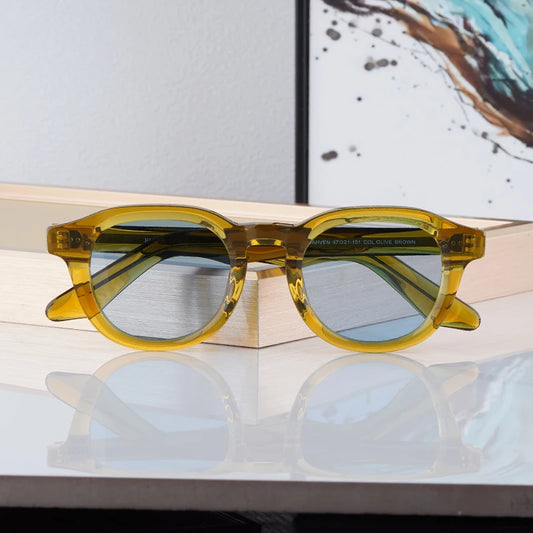 RBB Vintage Polarized Sunglasses – Unisex Lemtosh-Style Acetate Frame | Luxury Retro Eyewear