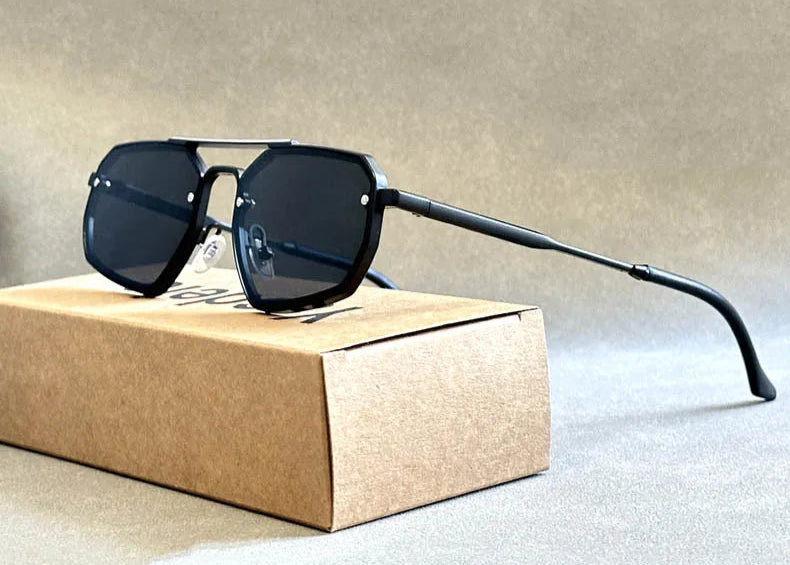 RBB Retro Steampunk Sunglasses – Trendy Vintage Eyewear for Men & Women