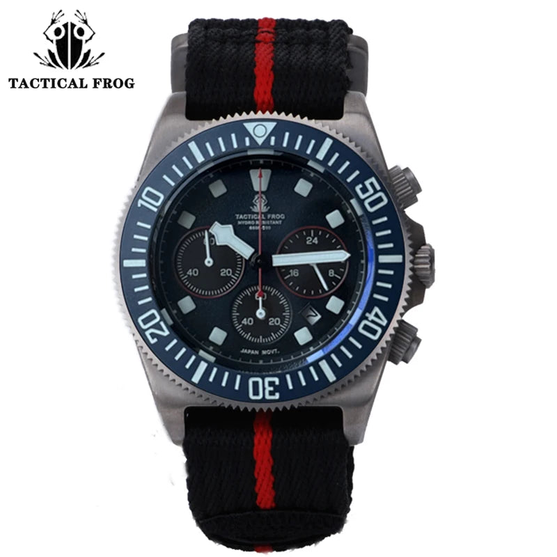 RBB FXD2 Titanium Solar Chronograph Dive Watch – VS75B, BGW9, 20ATM