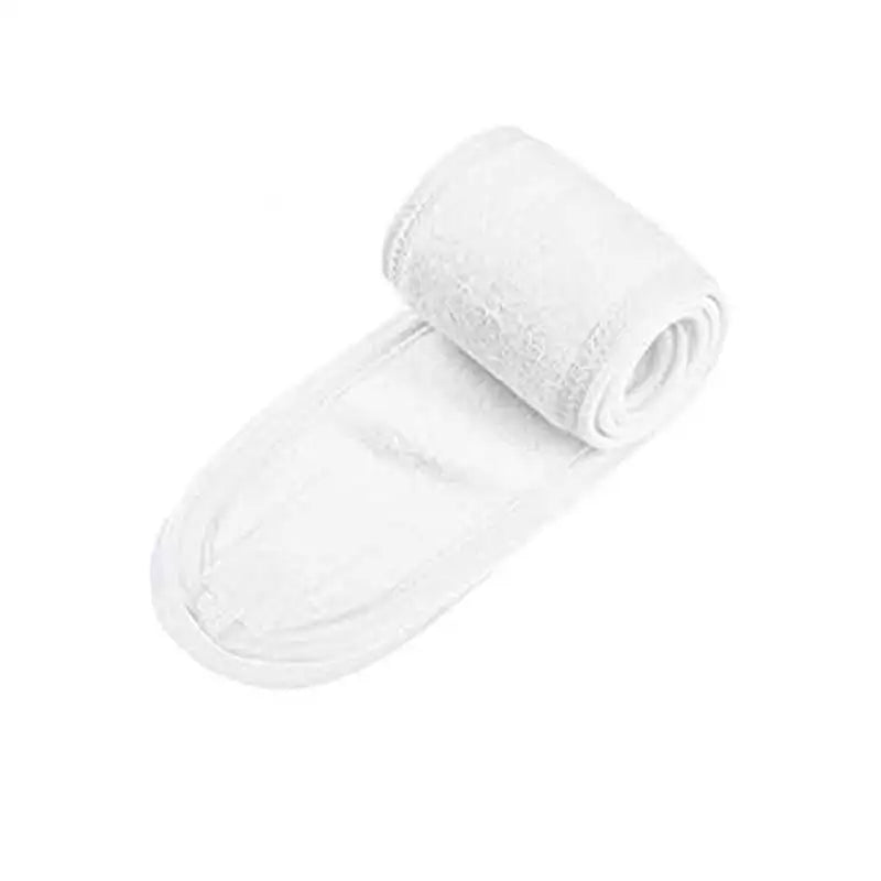 Adjustable Spa Headband for Women – Soft Toweling Hairband for Makeup, Yoga & Skincare