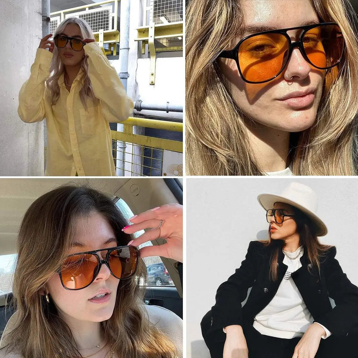 RBB Polarized Oversized Sunglasses – Unisex Retro UV400 Driving Shades