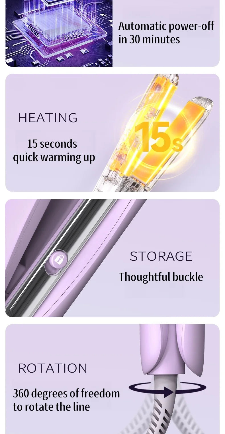 LivChic Ceramic Flat Iron for Salon-Quality Styling