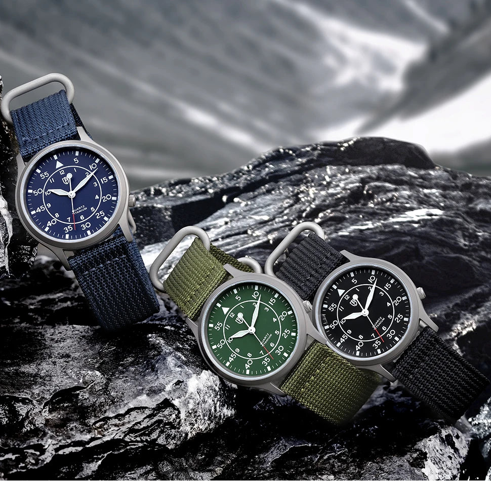 RBB Titanium Ultra-Thin Quartz Watch – VH31, Sapphire, 5ATM, Luminous