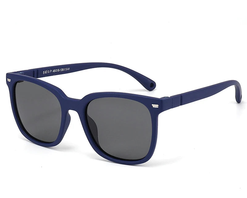 RBB Kids’ Flexible Polarized Sunglasses – UV400 TR90 Square Eyewear