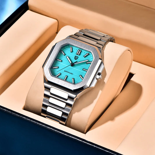 RBB DESIGN 2025 Men's Luxury Quartz Watch – Sapphire Crystal, Waterproof, Stainless Steel