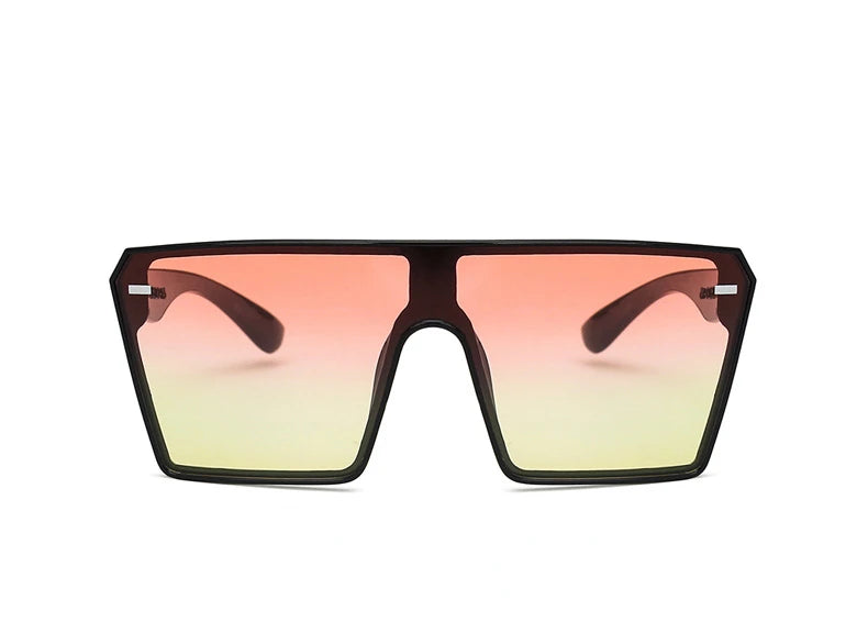RBB Oversized Square Sunglasses – Retro Gradient UV400 Eyewear for Women & Men (2024)