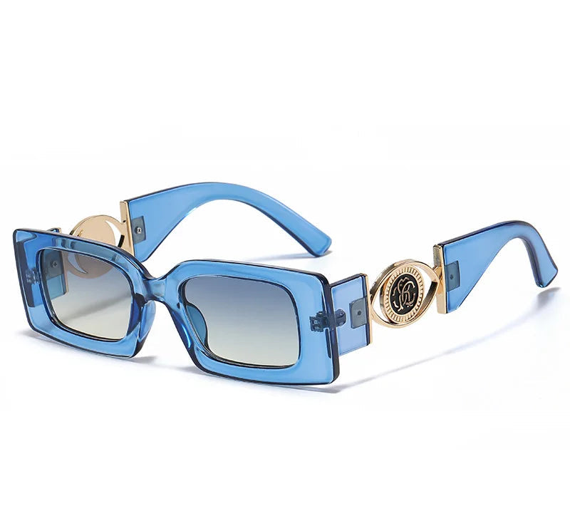 RBB Modern Square Sunglasses – Retro Luxury UV400 Sun Glasses for Men & Women