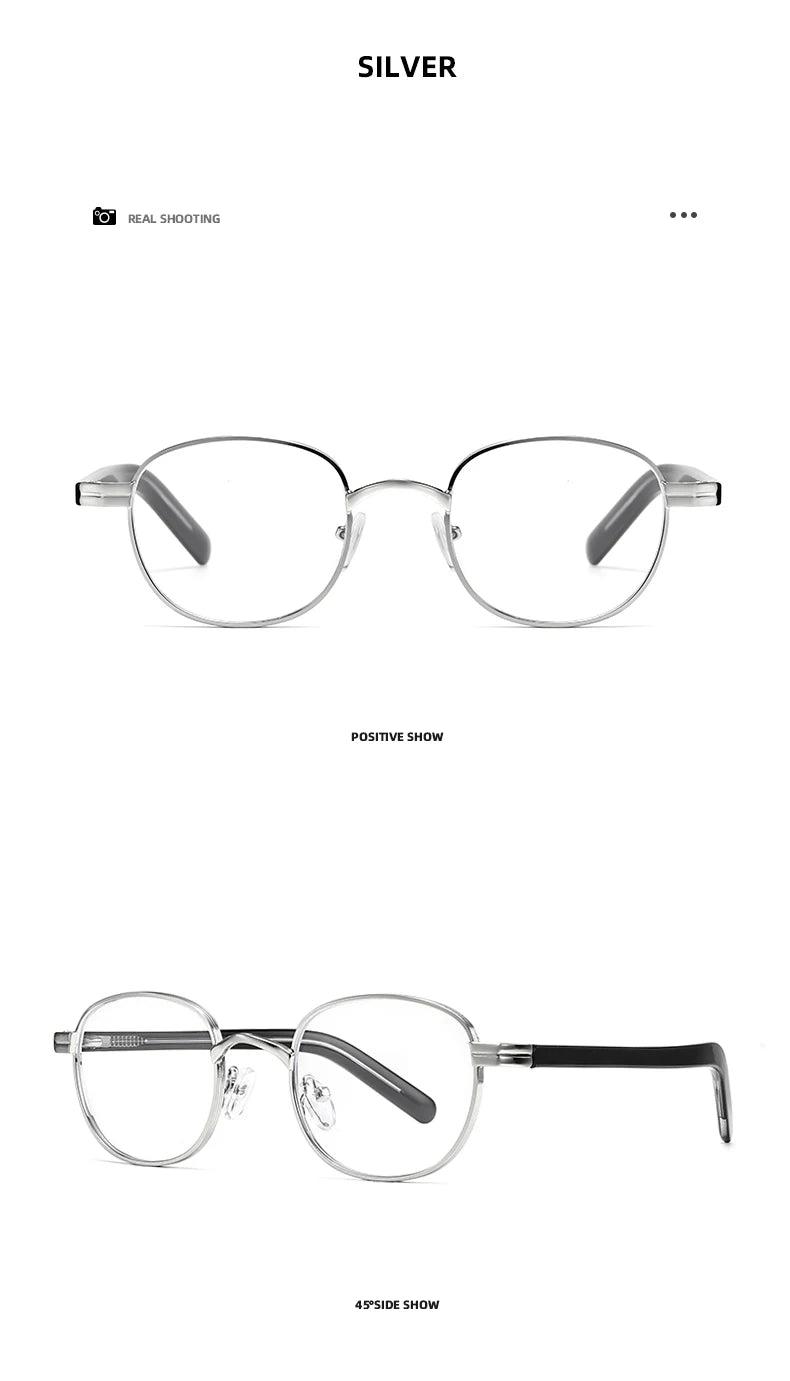 RBB Retro Small Round Metal Sunglasses – Classic Vintage UV400 Eyewear for Men & Women