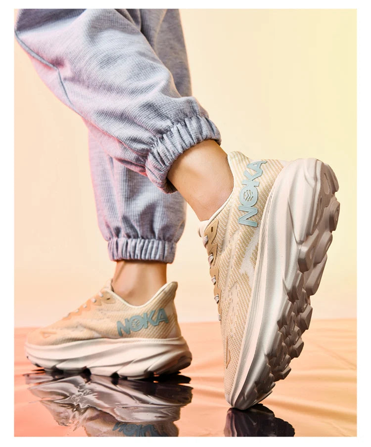 Men’s Trendy Sports Shoes – Fashion Comfort in Blue, Orange & Black