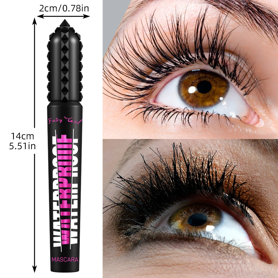 4D Waterproof Black Mascara – Lengthening & Volumizing Korean Formula