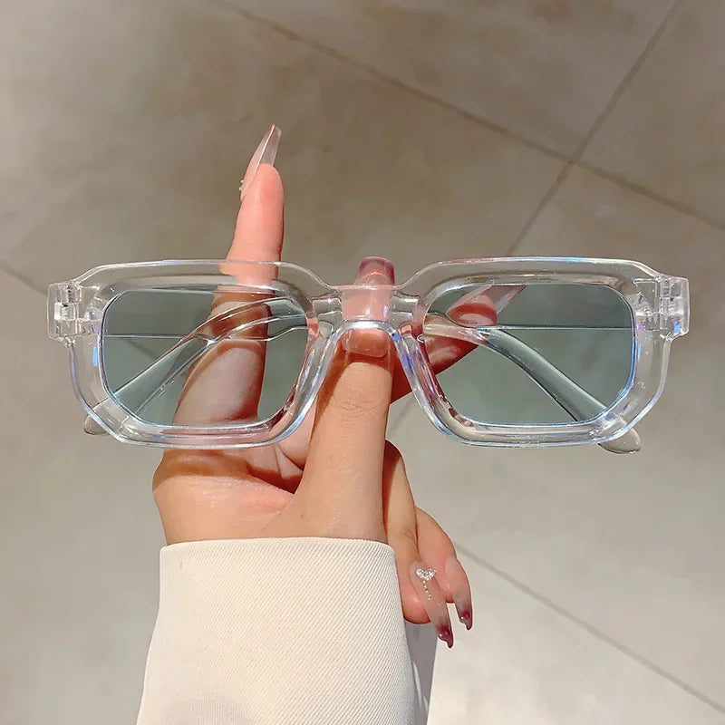 RBB Vintage Rectangle Sunglasses – Unisex Retro Luxury UV400 Fashion Eyewear