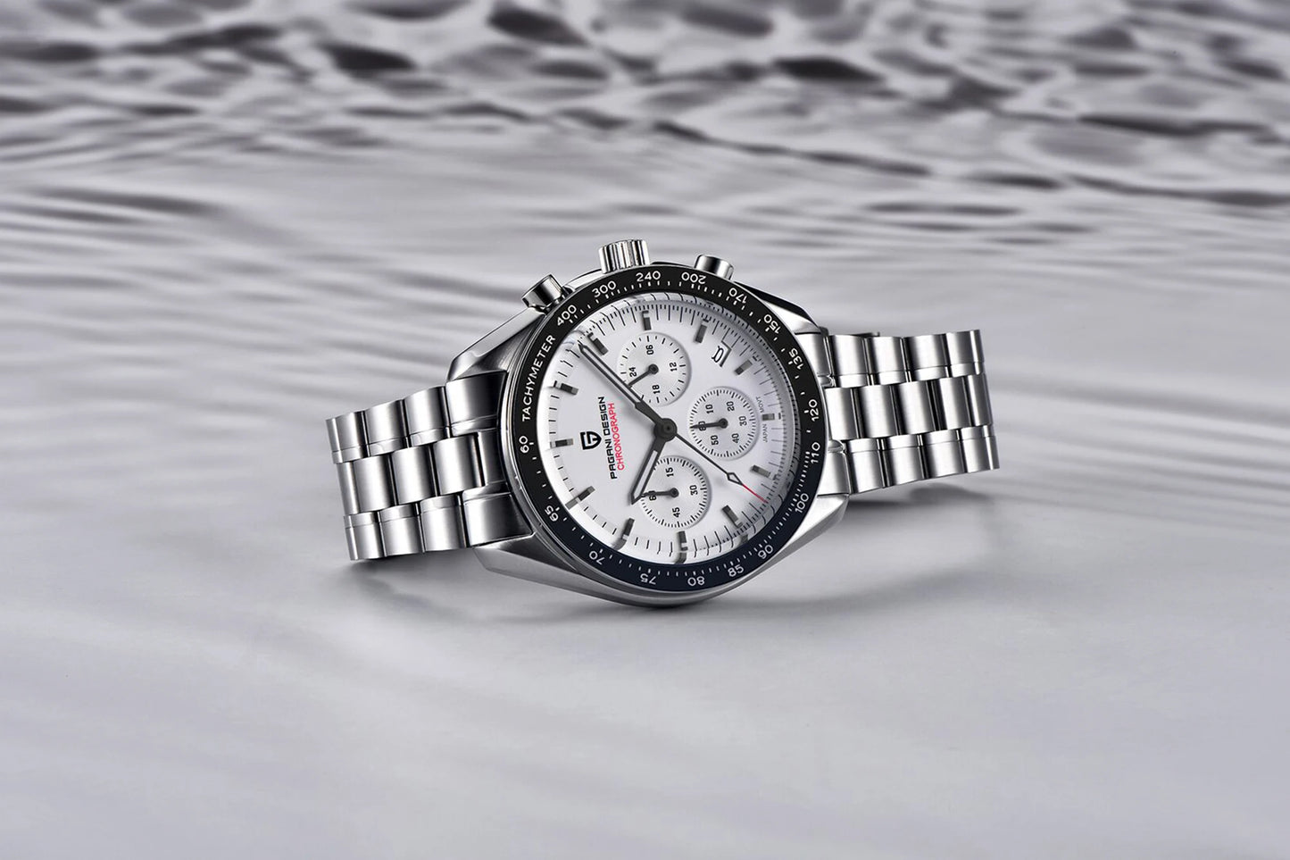 RBB PD-1701 V5 Men’s Chronograph Watch – 2024 Luxury Quartz Sports Timepiece with AR Sapphire Glass & 100M Water Resistance