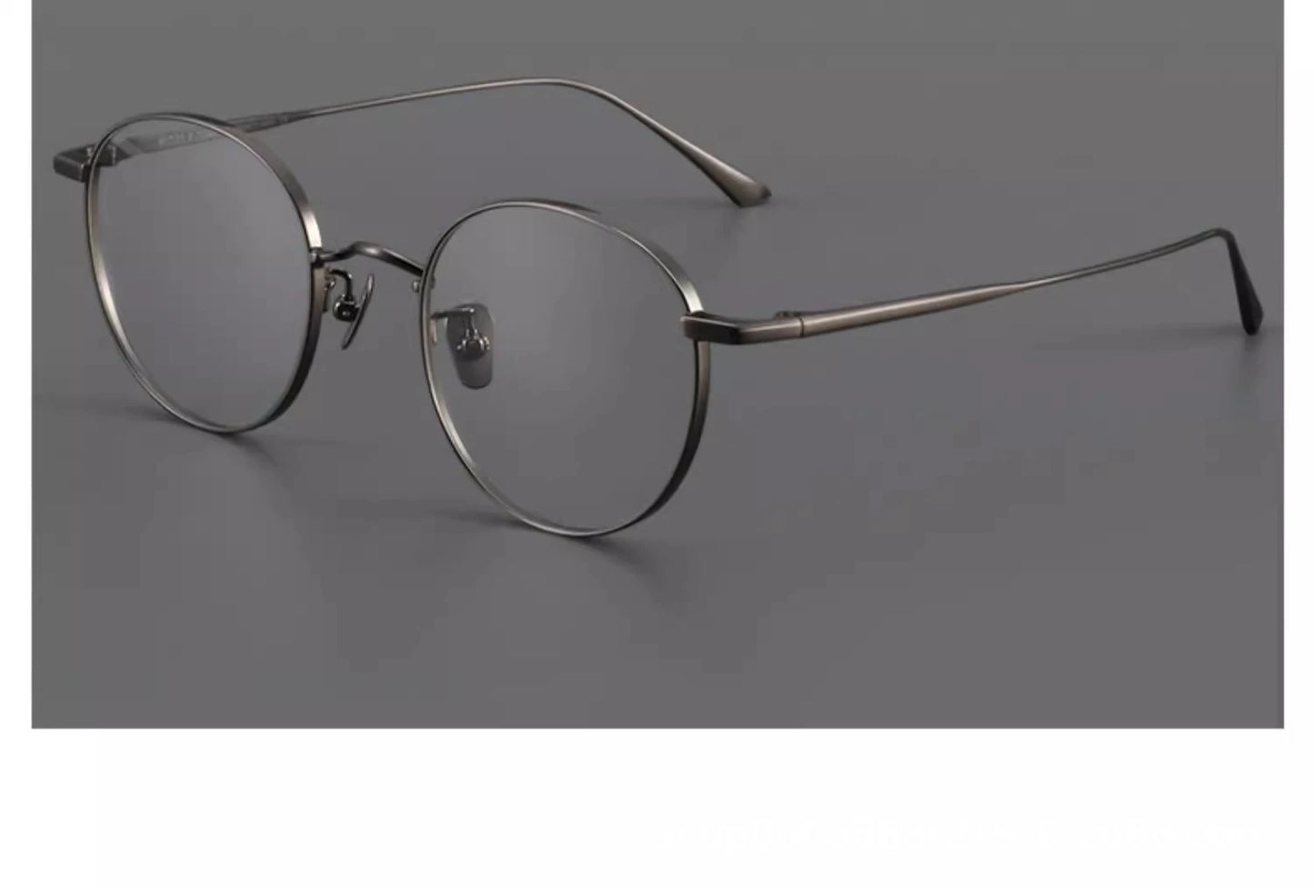 RBB Retro Round Pure Titanium Optical Eyeglasses – Ultra-light Wide-rimmed Frame for Men & Women