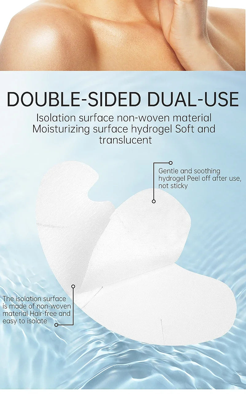 50 Pairs Under Eye Gel Pads for Eyelash Extensions