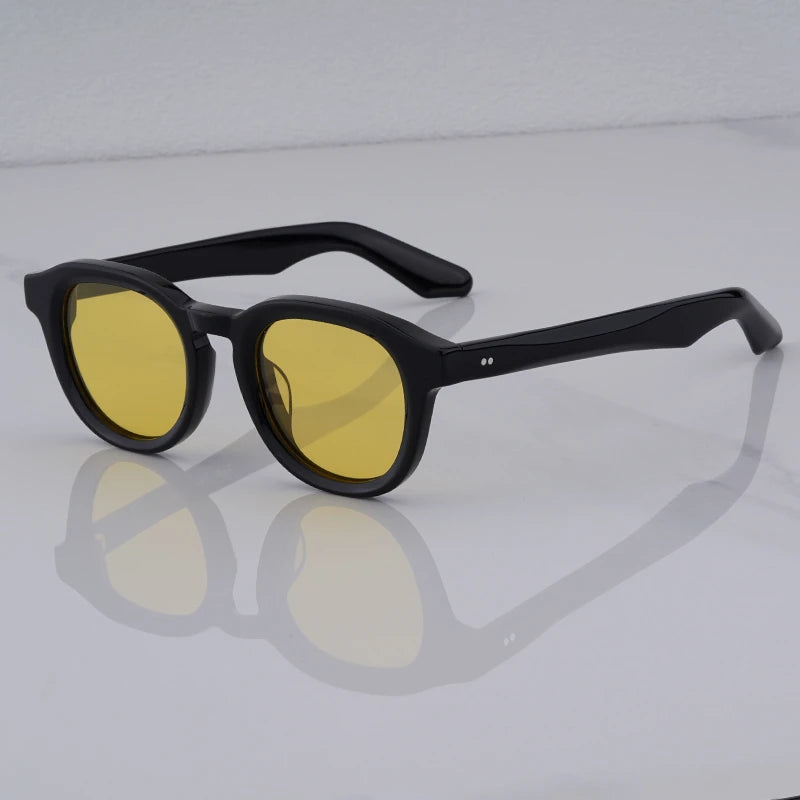RBB Vintage Polarized Sunglasses – Unisex Lemtosh-Style Acetate Frame | Luxury Retro Eyewear