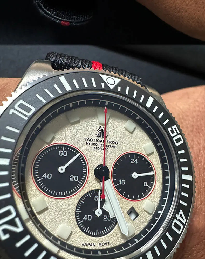 RBB FXD2 Titanium Solar Chronograph Dive Watch – VS75B, BGW9, 20ATM