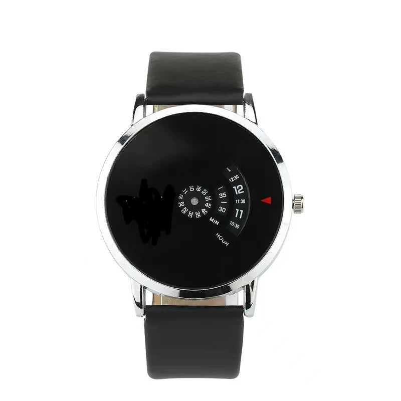 RBB Men’s Double Circle Quartz Watch – Fashion Casual, Digital Minimalist, Business & Sports Style