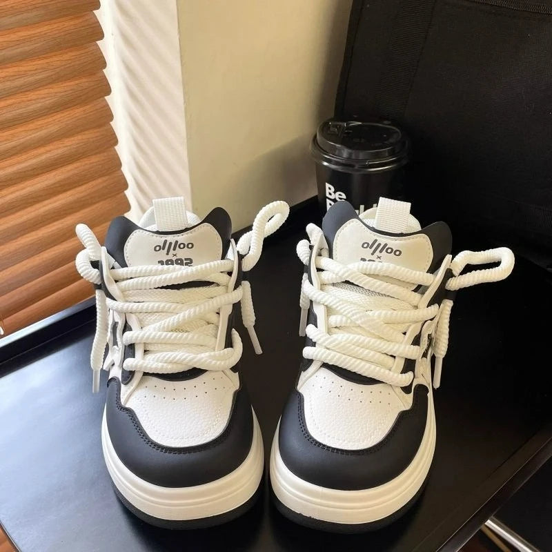 Women’s Platform Sneakers – Designer Casual Lace-Up Tennis & Running Shoes
