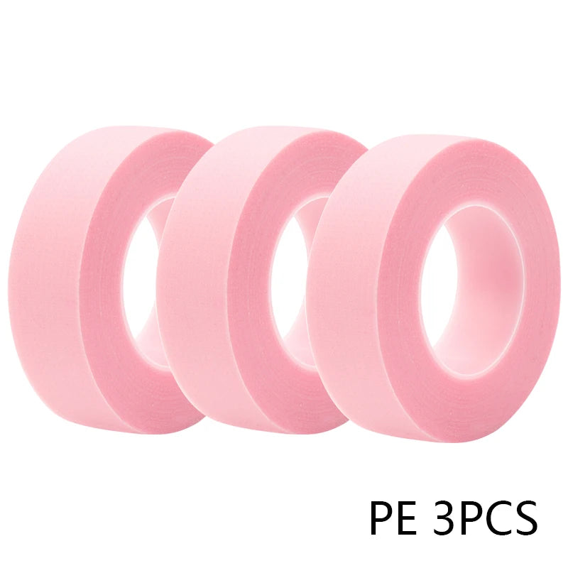 1/3/5 Rolls Eyelash Extension PE Adhesive Tape – Under Eye Pads for Lash Lifting & Grafting