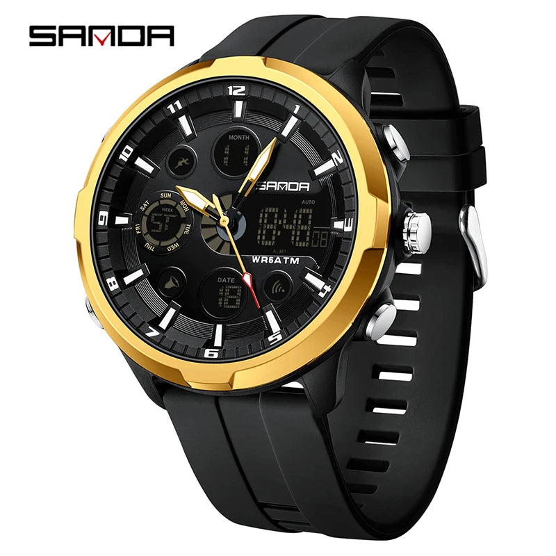 RBB Men’s Military Digital Sports Watch – 50M Waterproof Quartz Timepiece
