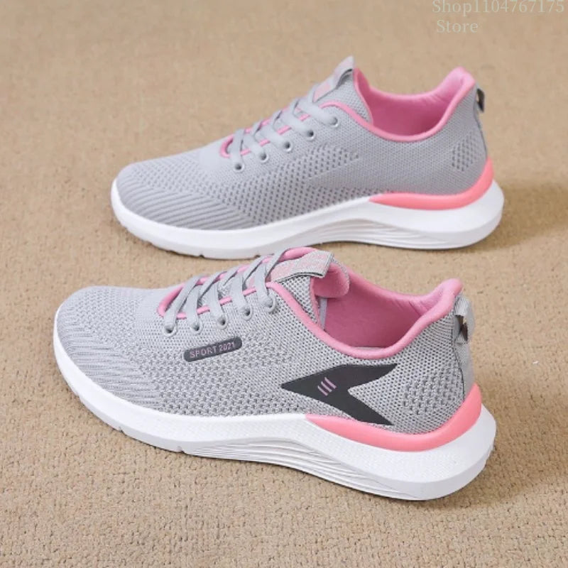 Women’s Spring & Autumn Sneakers – Breathable, Soft Sole, Comfortable & Anti-Slip