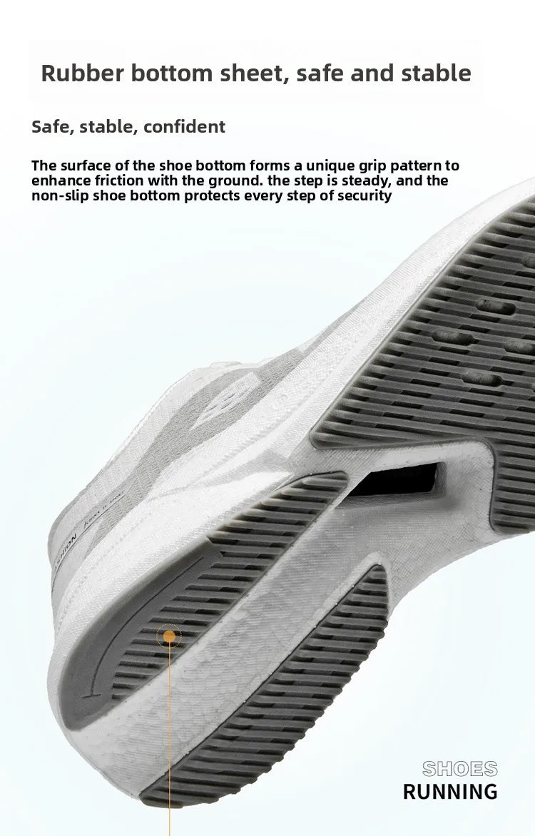 Men’s Race Training Sneakers – Carbon Plate, Pivot Support & Shock Absorption