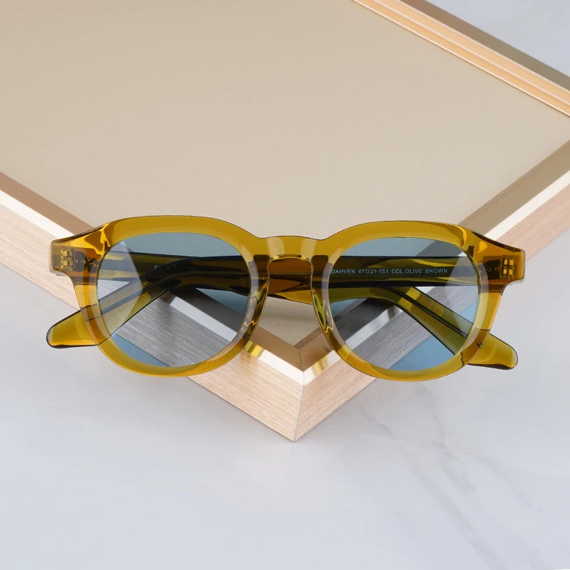 RBB Vintage Polarized Sunglasses – Unisex Lemtosh-Style Acetate Frame | Luxury Retro Eyewear