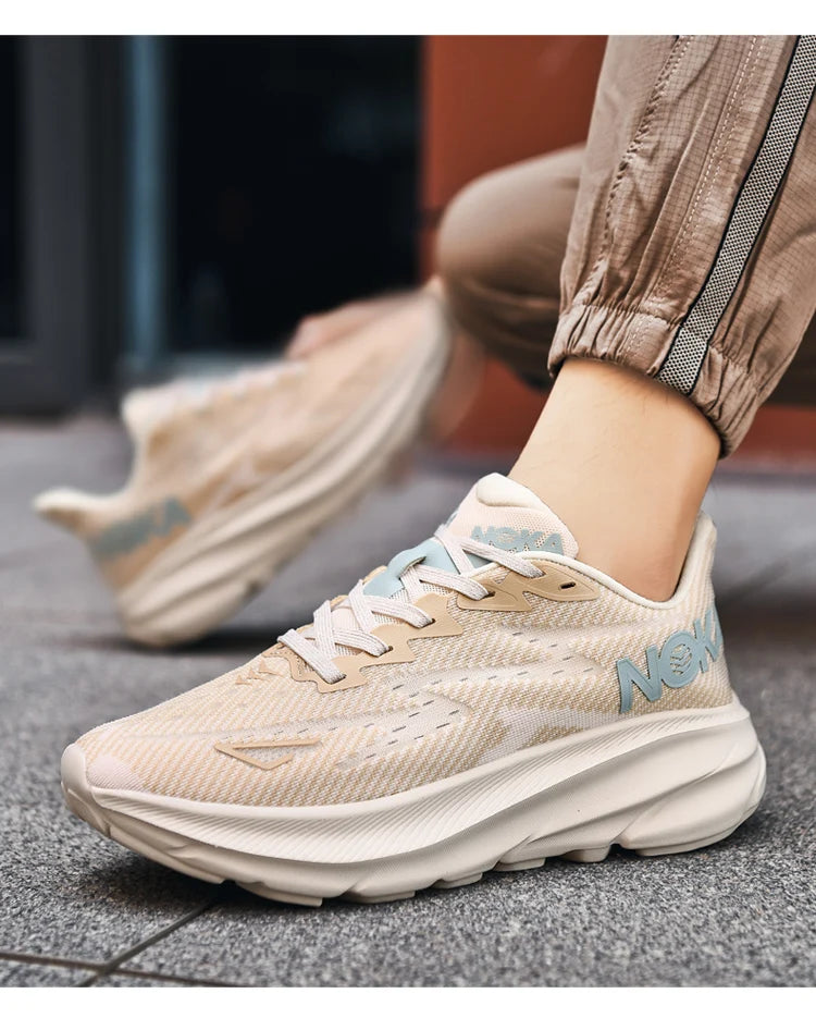 Men’s Trendy Sports Shoes – Fashion Comfort in Blue, Orange & Black