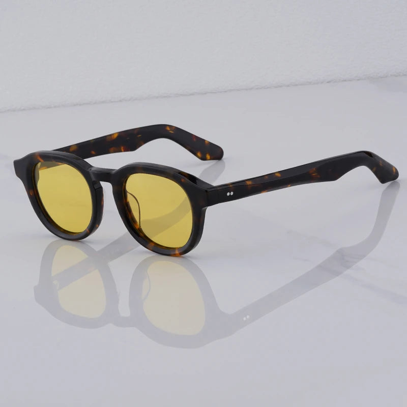 RBB Vintage Polarized Sunglasses – Unisex Lemtosh-Style Acetate Frame | Luxury Retro Eyewear