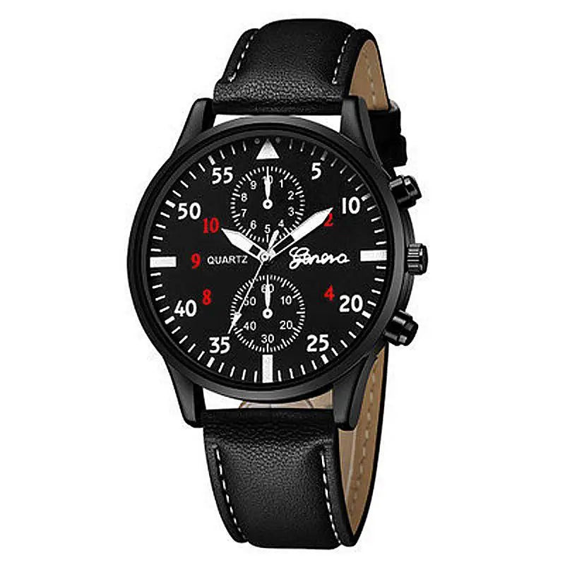 RBB Men's Three-Eye Quartz Watch – Casual Fashion with Multi-Function Dial