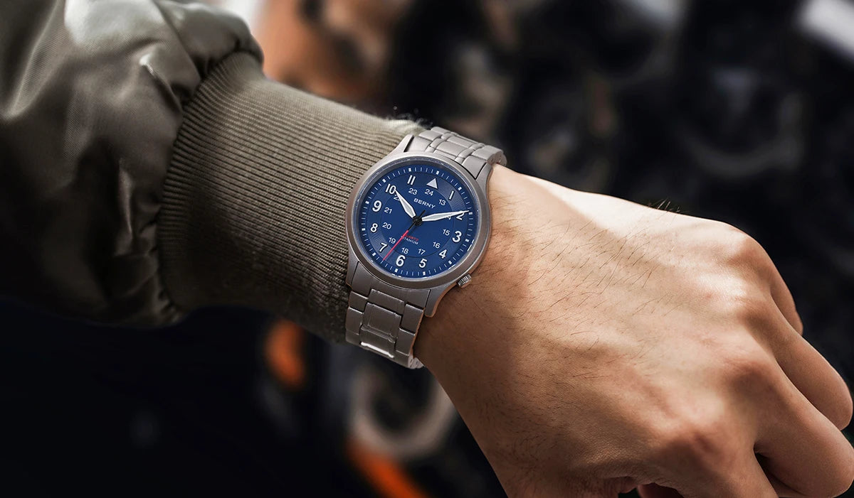 RBB Titanium Field Watch – Quartz, Sapphire, BGW9 Lume, 5ATM