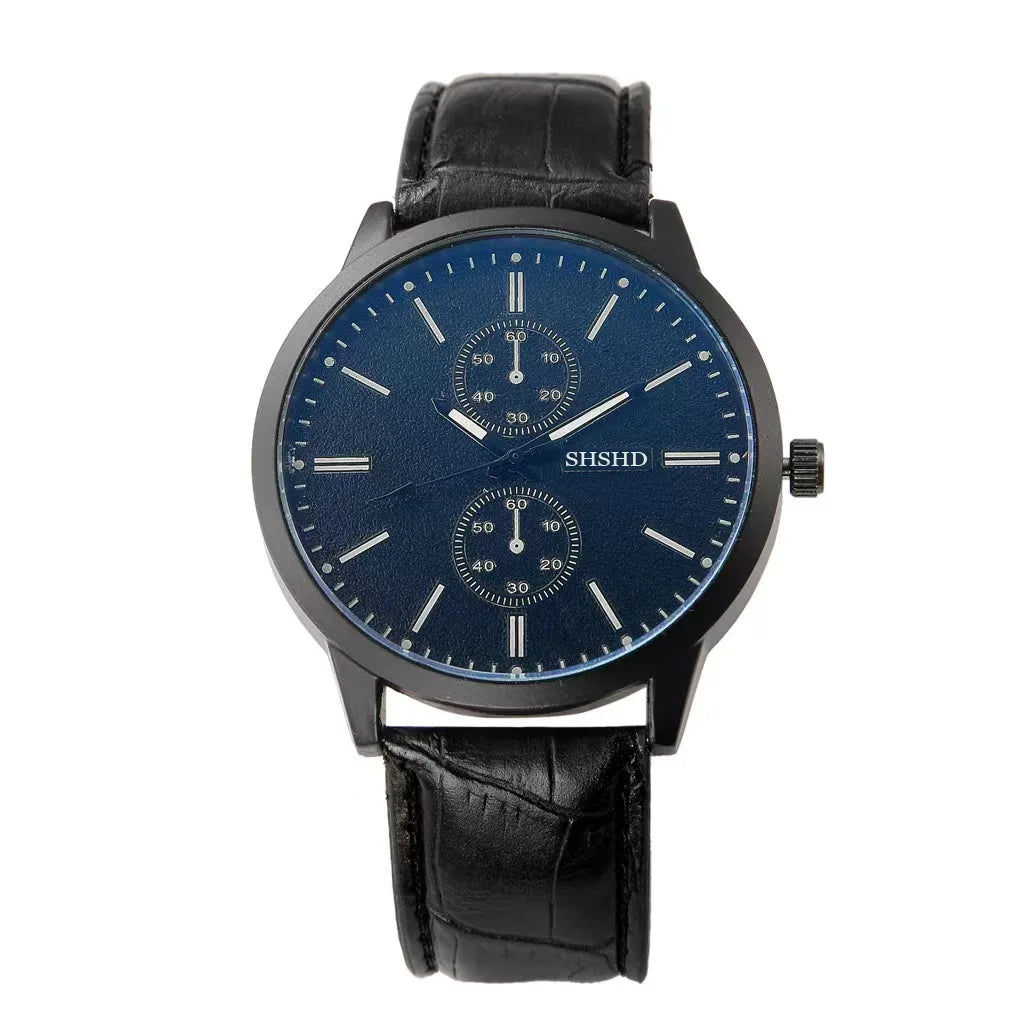 RBB Men’s Double Circle Quartz Watch – Fashion Casual, Digital Minimalist, Business & Sports Style