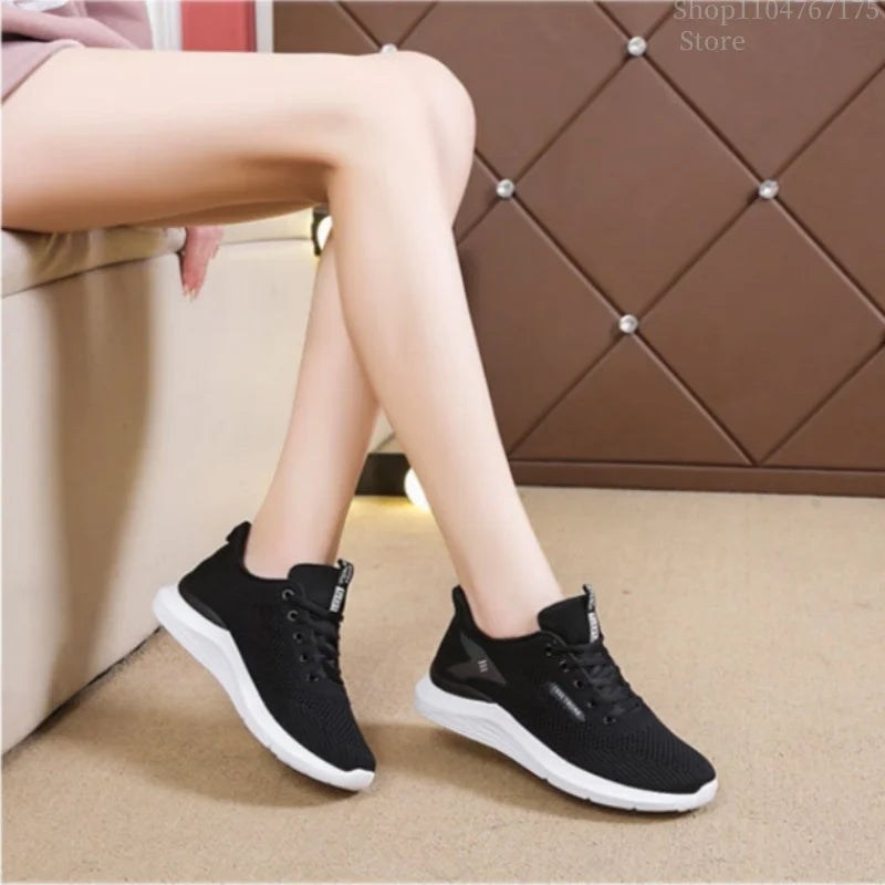 Women’s Spring & Autumn Sneakers – Breathable, Soft Sole, Comfortable & Anti-Slip
