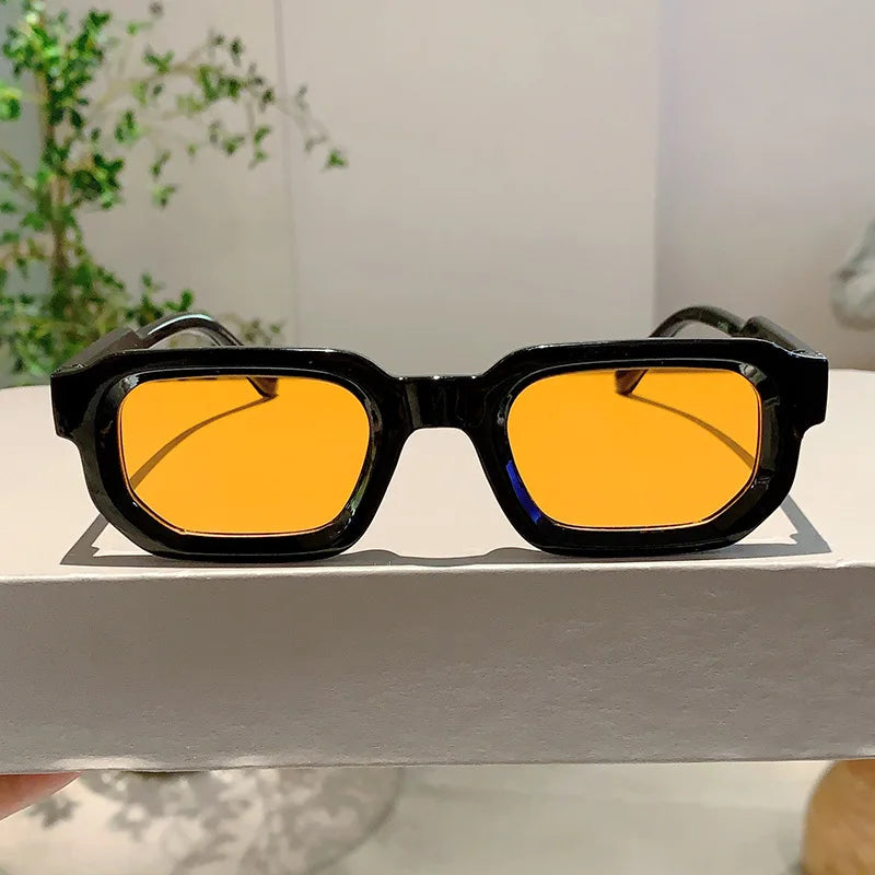 RBB Vintage Rectangle Sunglasses – Unisex Retro Luxury UV400 Fashion Eyewear