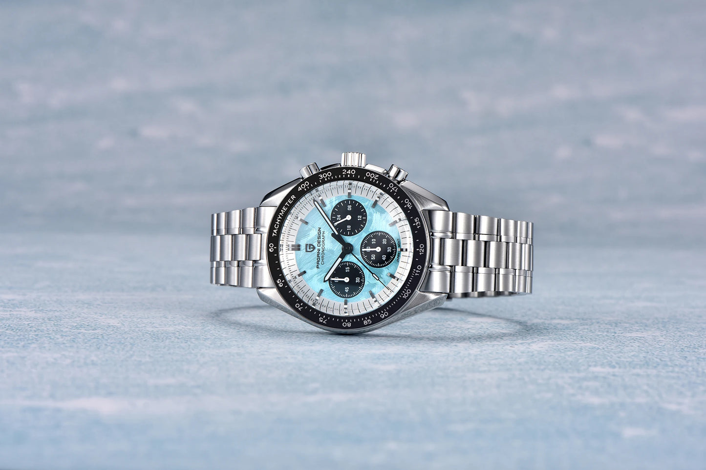 RBB 2025 DESIGN V5 Moon Men's Luxury Quartz Chronograph Watch – Waterproof Sport Stainless Steel Timepiece